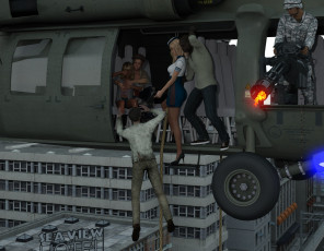 Картинка 3д+графика фантазия+ fantasy девушка взгляд фон парни