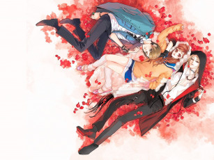 Картинка аниме unknown +другое девушка парни