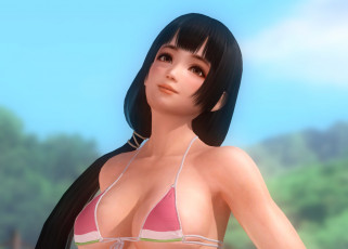 Картинка 3д+графика аниме+ anime девушка взгляд фон