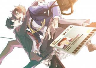 Картинка аниме shingeki+no+kyojin эрен леви