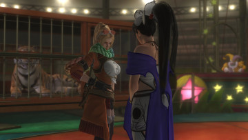 обоя 3д графика, фантазия , fantasy, девушки, взгляд, фон