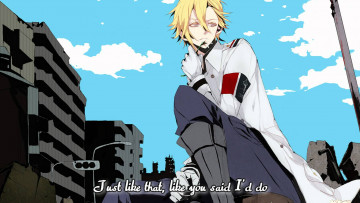 Картинка аниме guilty+crown парень