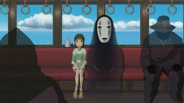 Картинка аниме spirited+away тихиро безликий
