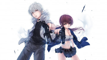 Картинка аниме toaru+majutsu+no+index двое