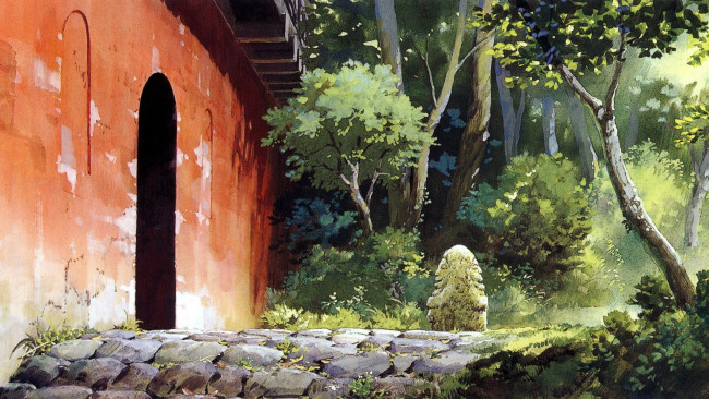 Обои картинки фото аниме, spirited away, пейзаж