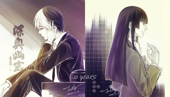 Обои картинки фото аниме, hikaru ga chikyuu ni itakoro, девушка, парень