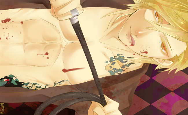 Обои картинки фото аниме, katekyo hitman reborn, дино, кавалоне