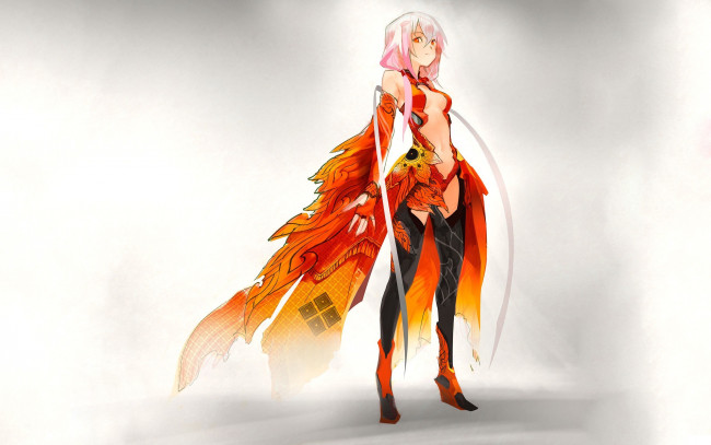 Обои картинки фото аниме, guilty crown, девушка