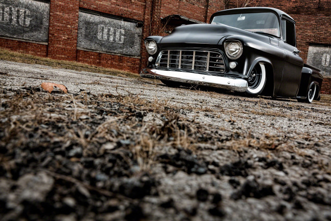Обои картинки фото автомобили, custom pick-up, chevy
