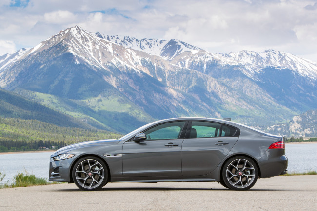 Обои картинки фото автомобили, jaguar, 2017г, xe, 35t, r-sport, north, america