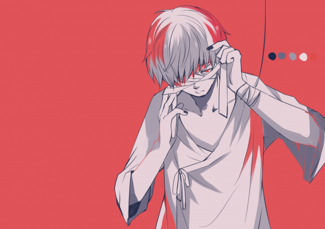 Обои картинки фото аниме, tokyo ghoul, канеки