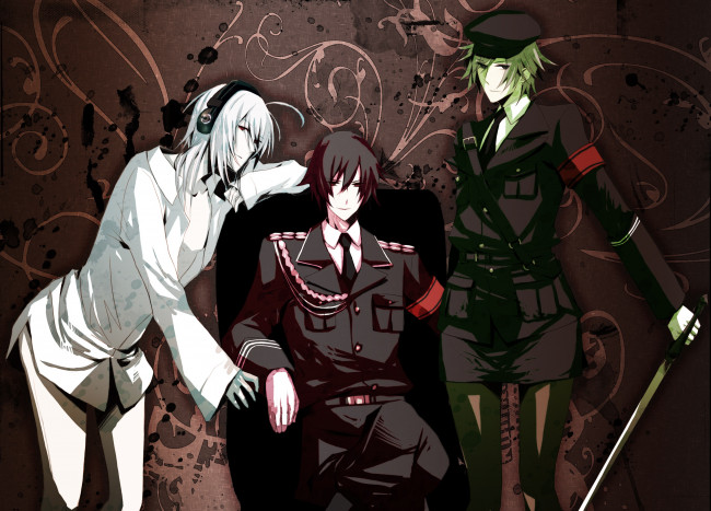 Обои картинки фото аниме, togainu no chi, парни