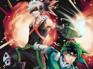 Картинка аниме boku+no+hero+academia моя геройская академия