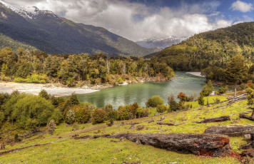 Картинка природа реки озера река лес