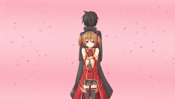 Картинка аниме sword+art+online двое