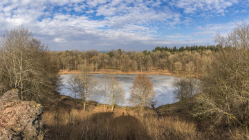 Картинка природа реки озера река лес