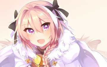 Картинка аниме fate stay+night девушка взгляд фон