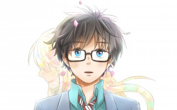 Картинка аниме shigatsu+wa+kimi+no+uso твоя апрельская ложь