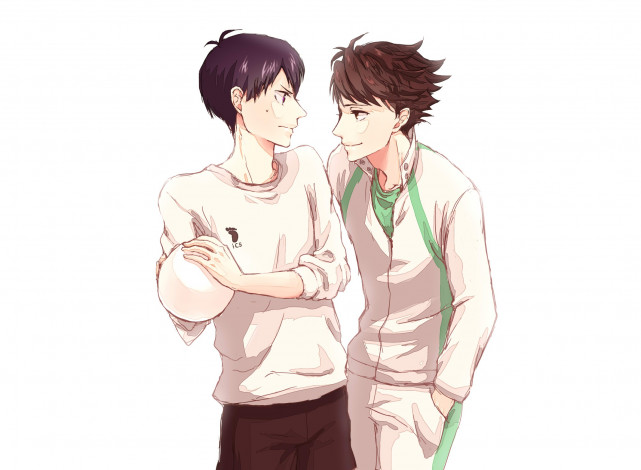Обои картинки фото аниме, haikyuu, волейбол