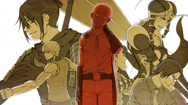 Обои картинки фото аниме, one punch man, ванпачмен