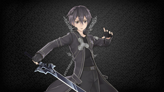 Обои картинки фото аниме, sword art online, кирито