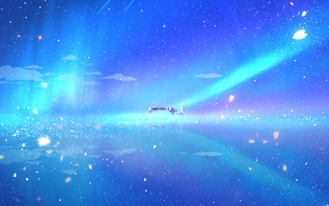 Обои картинки фото аниме, shigatsu wa kimi no uso, твоя, апрельская, ложь