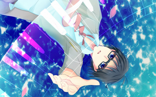 Обои картинки фото аниме, shigatsu wa kimi no uso, твоя, апрельская, ложь