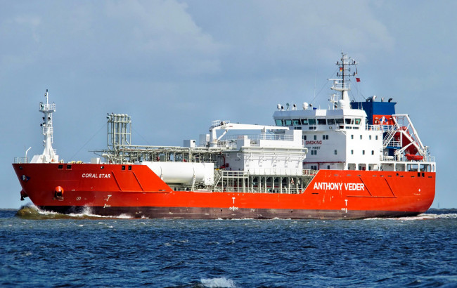 Обои картинки фото coral star, корабли, танкеры, танкер