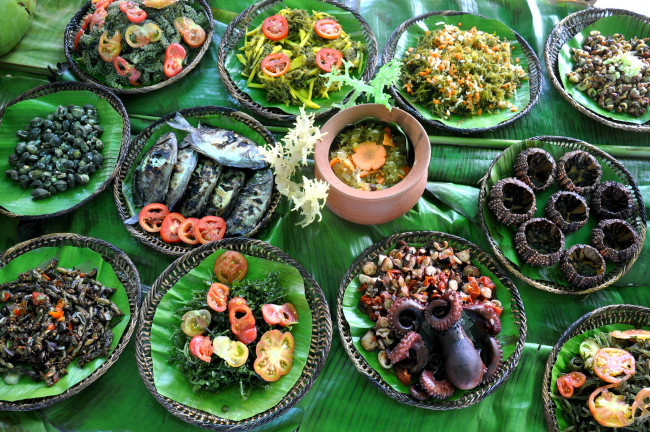 Обои картинки фото еда, рыбные блюда,  с морепродуктами, деликатесы