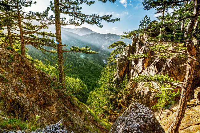 Обои картинки фото природа, горы, простор