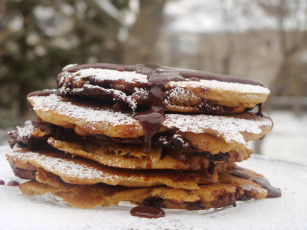 Картинка еда блины +оладьи сироп оладьи