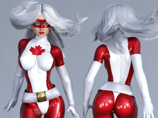 Картинка 3д+графика люди+ people девушка взгляд фон