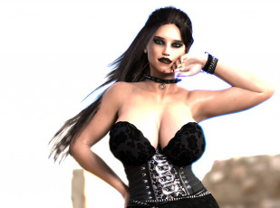 Картинка 3д+графика люди+ people фон взгляд девушка