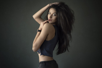 Картинка девушка девушки -unsort+ брюнетки темноволосые модель