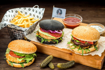 Картинка еда бутерброды +гамбургеры +канапе гамбургер