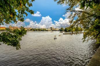 Картинка города прага+ Чехия влтава