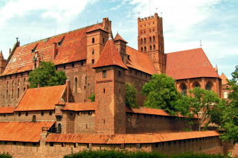 Картинка malbork+castle города замки+польши malbork castle