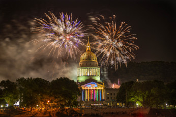 Картинка города -+огни+ночного+города простор