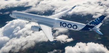 Картинка авиация пассажирские+самолёты airbus a350 а350 аэробус