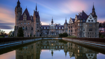 Картинка moszna+castle города замки+польши moszna castle