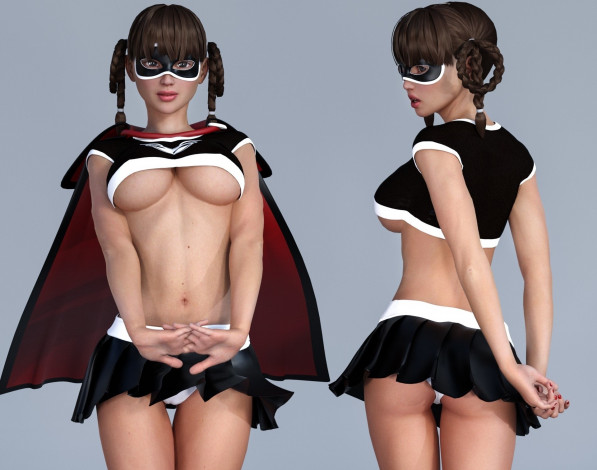 Обои картинки фото 3д графика, люди , people, девушка, взгляд, фон