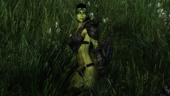 Обои картинки фото 3д графика, фантазия , fantasy, девушка, взгляд, фон