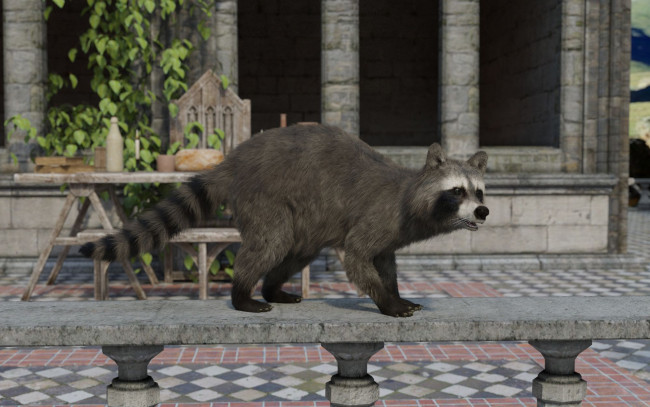 Обои картинки фото 3д графика, животные , animals, росомаха