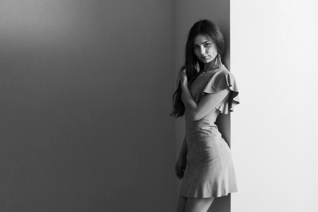 Обои картинки фото девушки, -unsort , Черно-белые обои, мурат, кужахметов, монохромный, модель, женщины