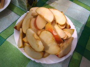 Картинка еда яблоки