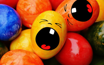 Картинка праздничные пасха смайл