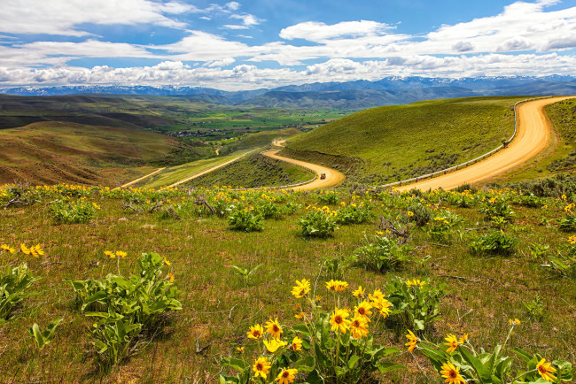 Обои картинки фото природа, дороги, простор