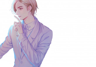 Картинка рисованное люди парень пиджак