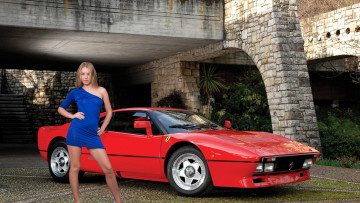 Картинка автомобили -авто+с+девушками ferrari