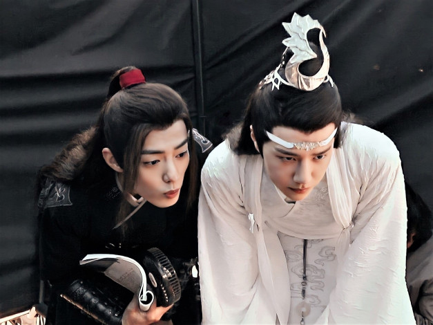 Обои картинки фото разное, знаменитости, сяо, чжань, ван, ибо, костюмы, сценарий